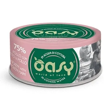 OASY More Love Chicken With Ham - Wet Cat Food - 70g