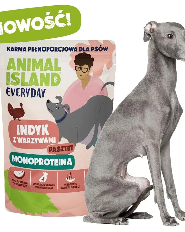 ANIMAL ISLAND Everyday Monoprotein Turkey - Wet Dog Food - 300g