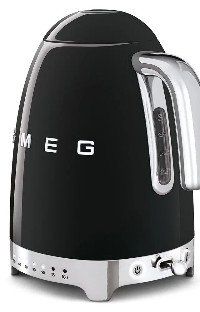 SMEG Wasserkocher 50s Style KLF04BLEU, Black