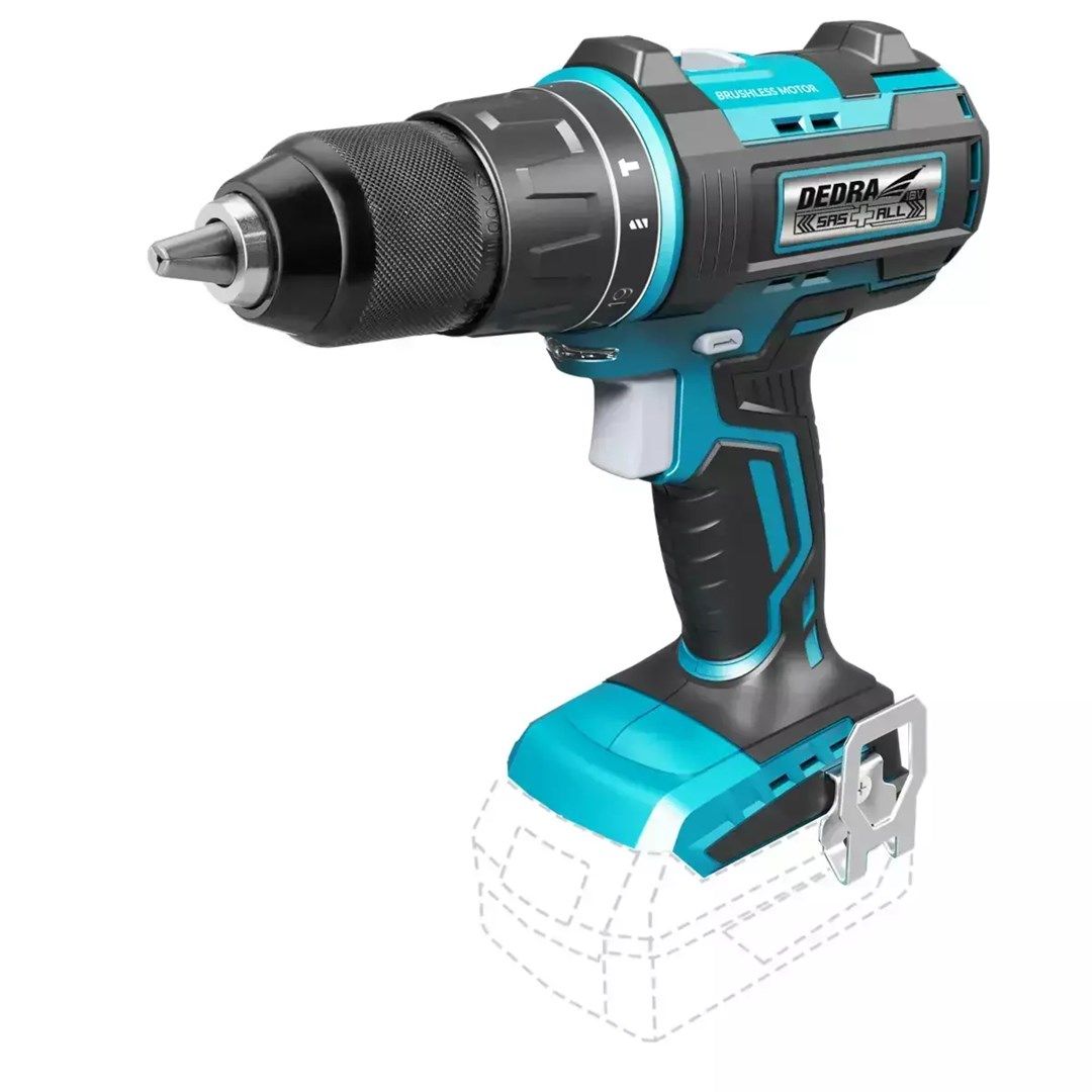 DEDRA Drill 18V Brushless Without Batt.