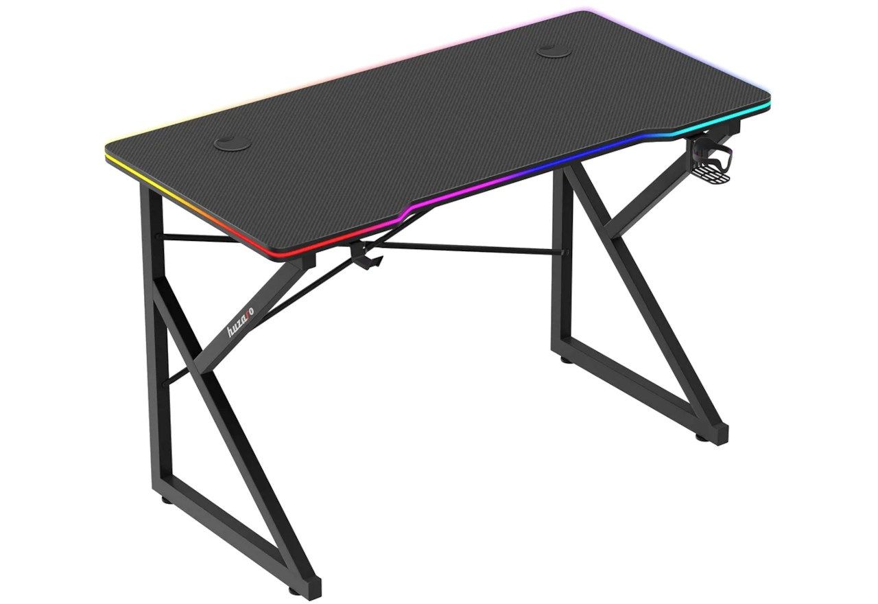 Huzaro Hero 1.7 RGB Black - Gaming Table