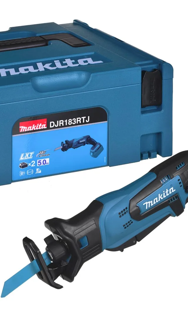 Makita DJR183RTJ Reciprocating Saw Black Blue 3000 Spm