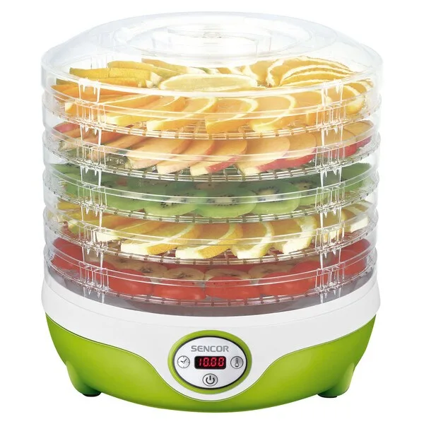 Sencor SFD 851GR food dehydrator Light Green, Transparent 240 W