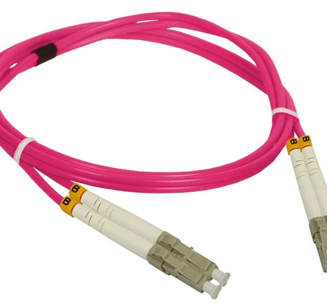 Alantec FOC-LCLC-5MMD-5-4 InfiniBand/Fibre Optic Cable 5 M LC Violet