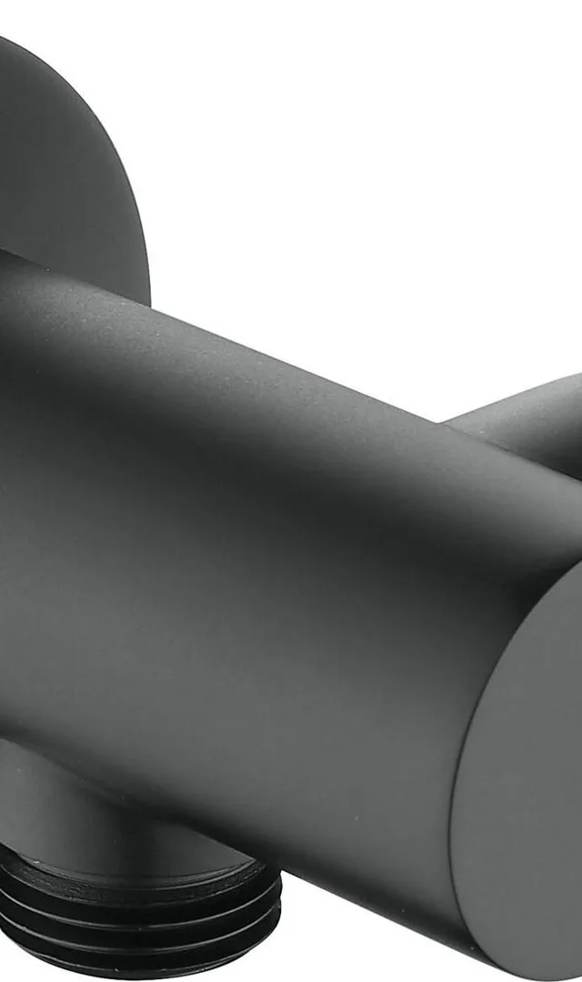 Round Angled Connector With Handset Holder