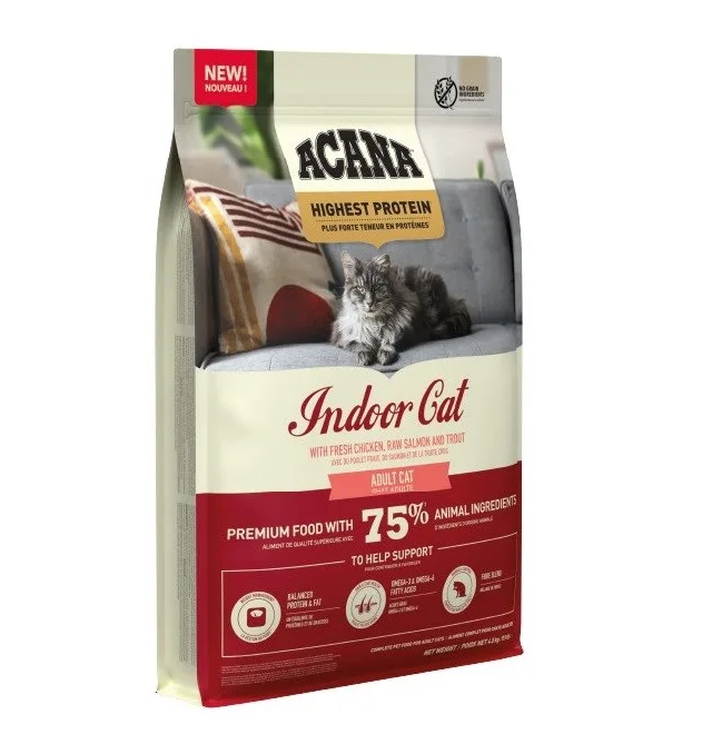 ACANA Highest Protein Indoor Cat - Dry Cat Food - 4 5kg