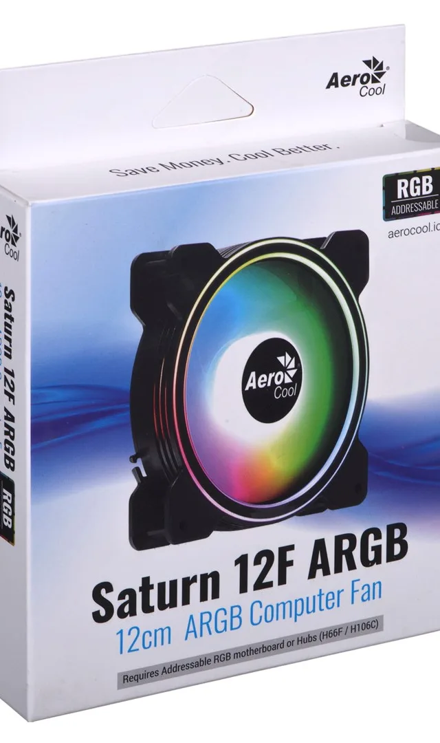 AEROCOOL PGS SATURN 12F ARGB 6P Fan (120mm)