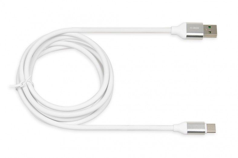 iBox IKUMTCWQC USB cable USB 2.0 1.5 m USB A USB C 0.48 Gbit/s White
