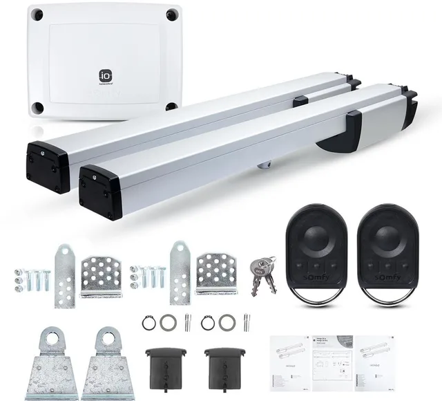 Zestaw Somfy Ixengo L 3S+ IO Standard Pack do 8m bram dwuskrzydłowych