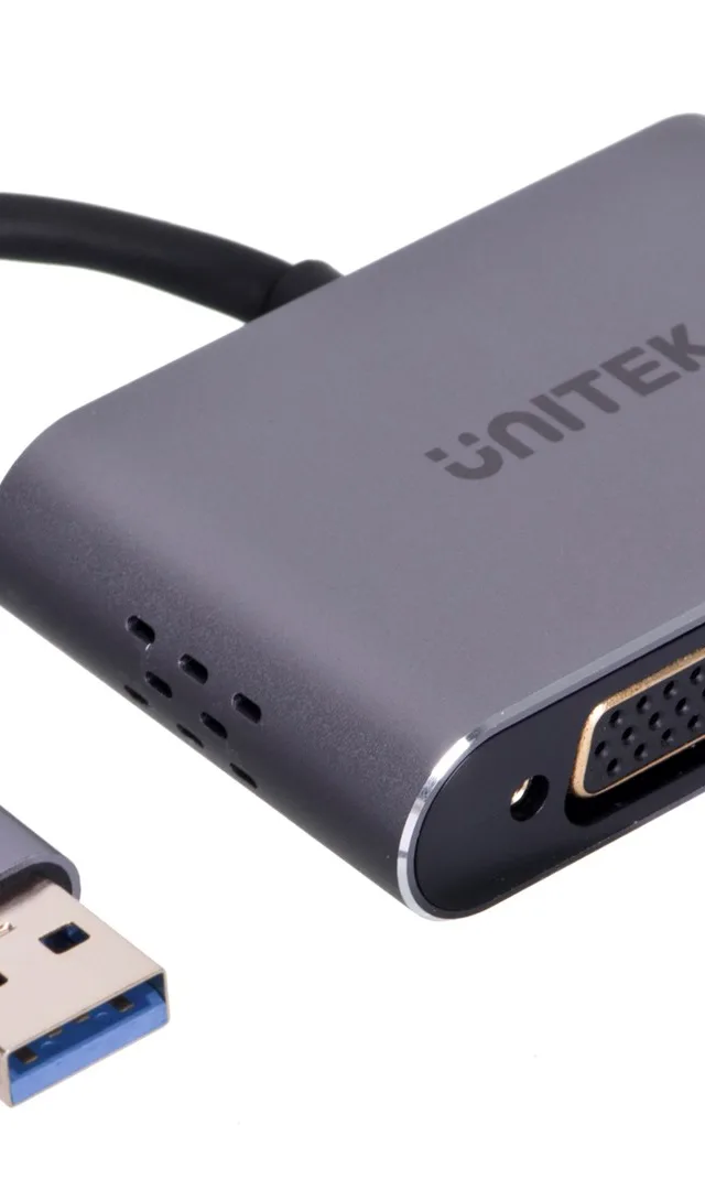 UNITEK ADAPTER USB-A - HDMI & VGA, FULL HD, M/F