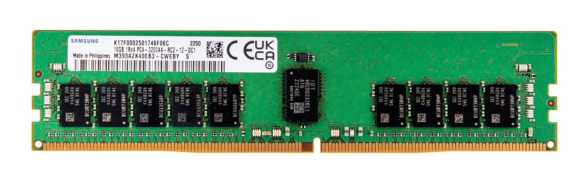 Samsung M393A2K40EB3-CWE memory module 16 GB 1 x 16 GB DDR4 288-pin DIMM ECC