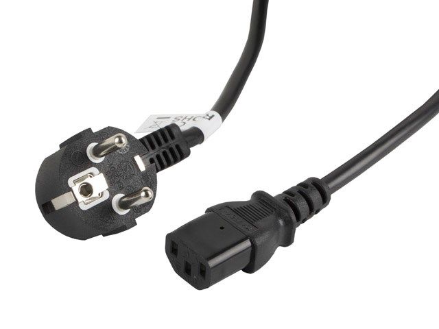Lanberg Power Cable CEE7/7 To C13 3m Black