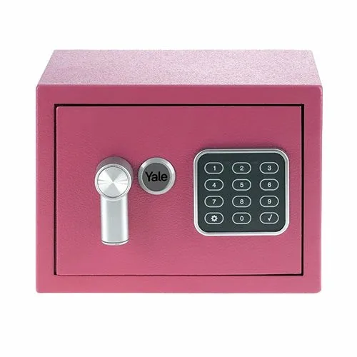 Yale YSV/170/DB2/P Freestanding Safe 3.8 L Steel Pink