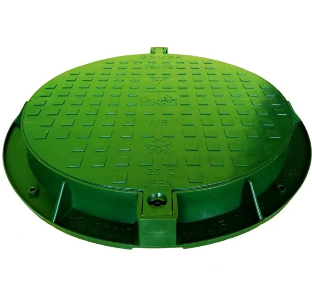 GARDEN SEWERAGE COVER 780PE-G A15 GREEN