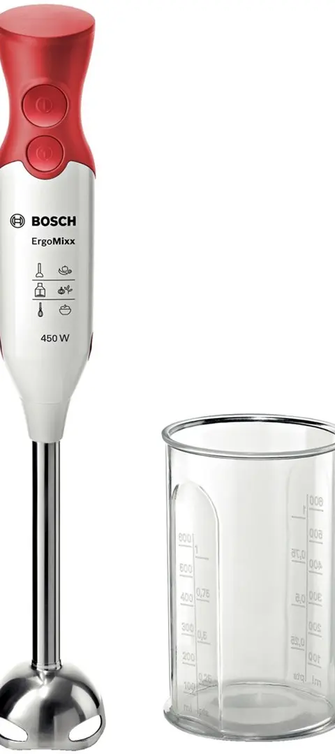 Bosch MSM64110 Blender Immersion Blender 450 W Red White
