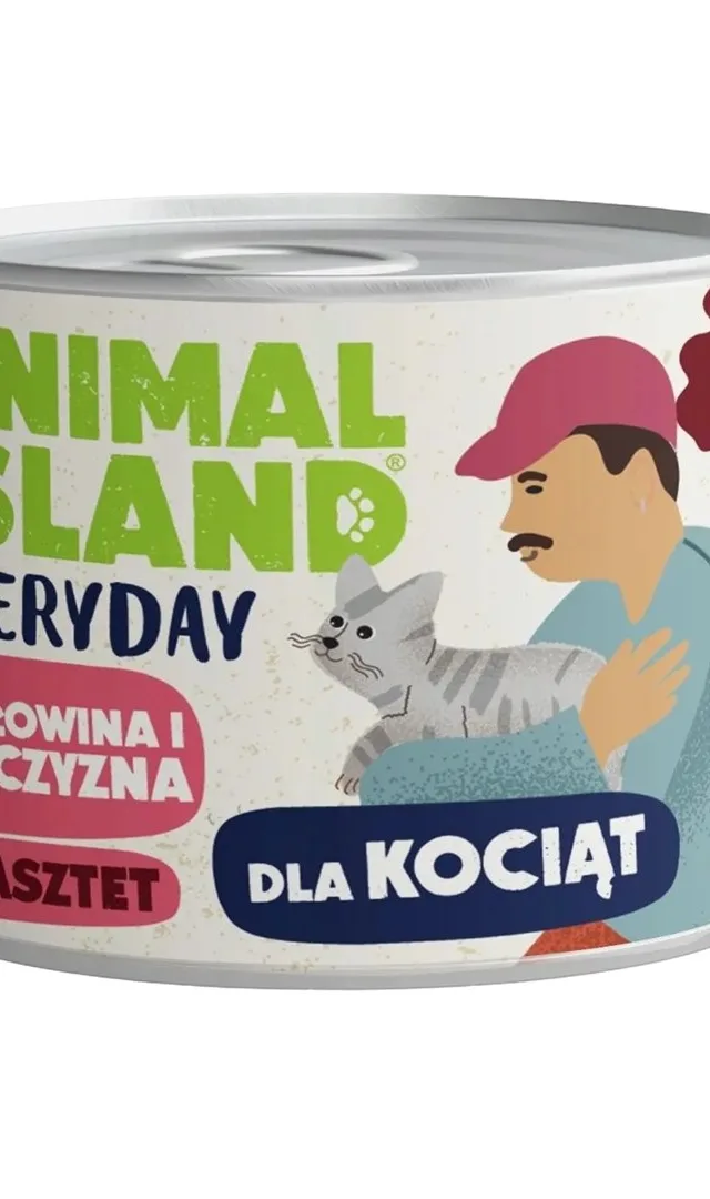 ANIMAL ISLAND Everyday Beef And Game For Kittens - Wet Cat Food - 185g