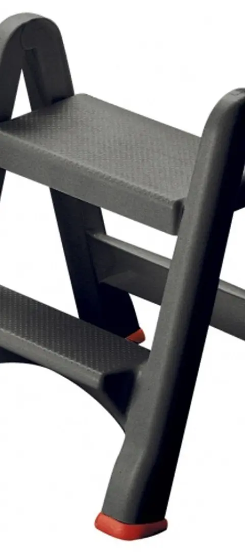 Curver R034721 Step Stool Polypropylene (PP) Grey Red