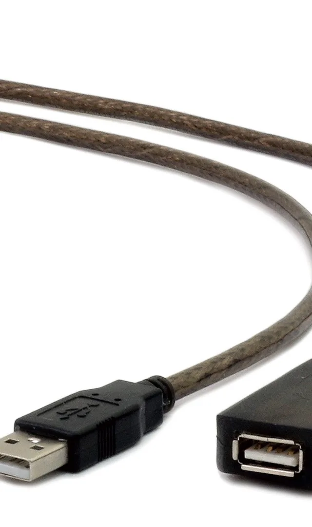 Gembird USB A/USB A M/F 10m USB cable USB 2.0 Black