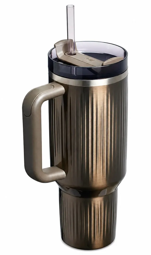 STANLEY thermal cup Quencher H2.O Fluted 1.18L GunMetal Shine