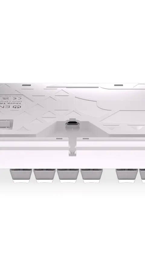 ENDORFY Thock TKL keyboard Gaming USB QWERTY White