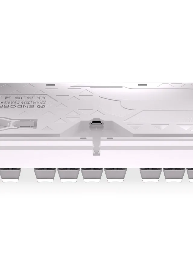 ENDORFY Thock TKL keyboard Gaming USB QWERTY White