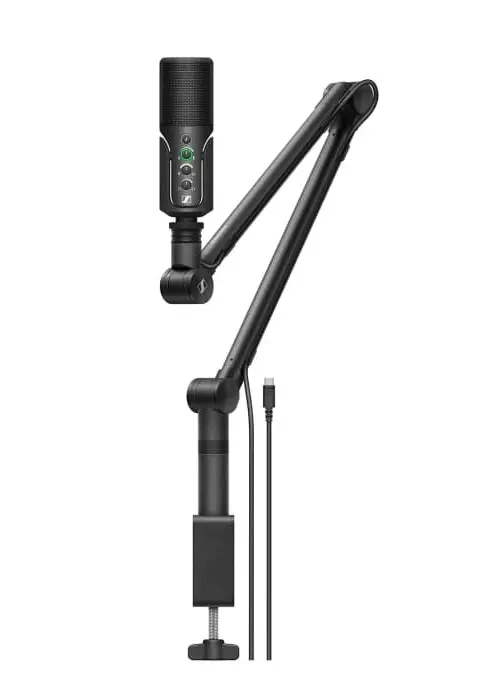 Sennheiser Profile Streaming Set - USB-C Microphone With Adjustable Arm For Podcasting And Streaming