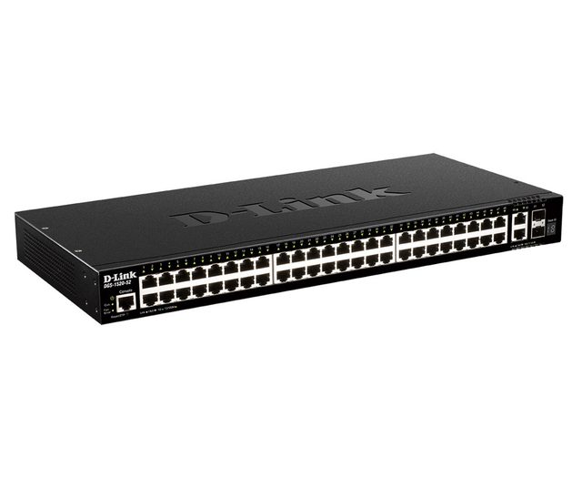 D-Link DGS-1520-52/E network switch Managed L3 10G Ethernet (100/1000/10000) 1U Black