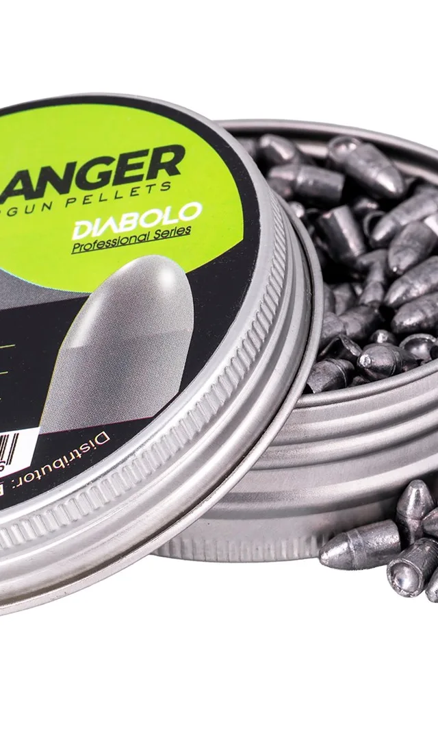 Mm RANGER Diabolo Professional Solid Semi-Round Shot 350 Rounds. 1 15 G 4.5
