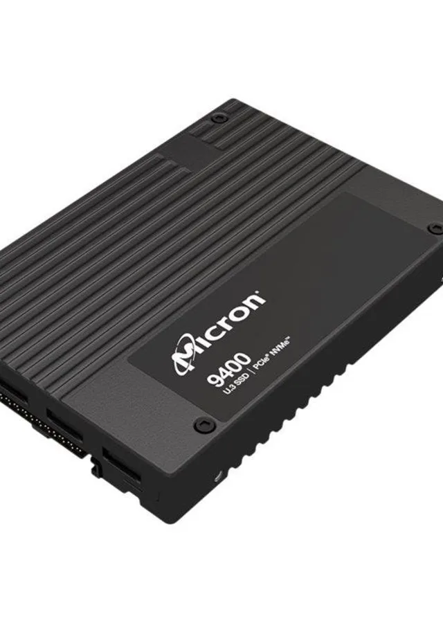 SSD Micron 9400 MAX 25.6TB NVMe PCIe 4.0 U.3 (15mm) MTFDKCC25T6TGJ-1BC1ZABYYR (DPWD 3)
