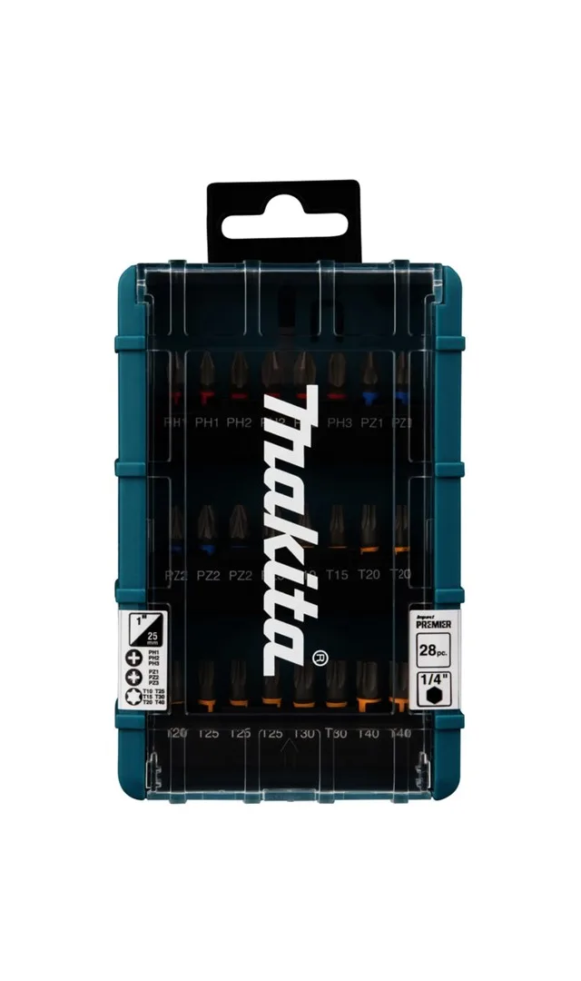 MAKITA ZESTAW KOŃCÓWEK WKRĘTAKOWYCH /28szt. IMPACT PREMIER
