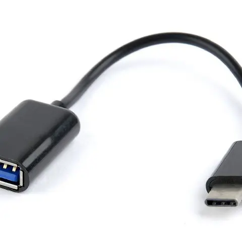 Gembird AB-OTG-CMAF2-01 USB cable 0.2 m USB C USB A Black