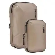 Thule | Compression Cube Set, Small/Medium | Packing Cube | Gentle Beige