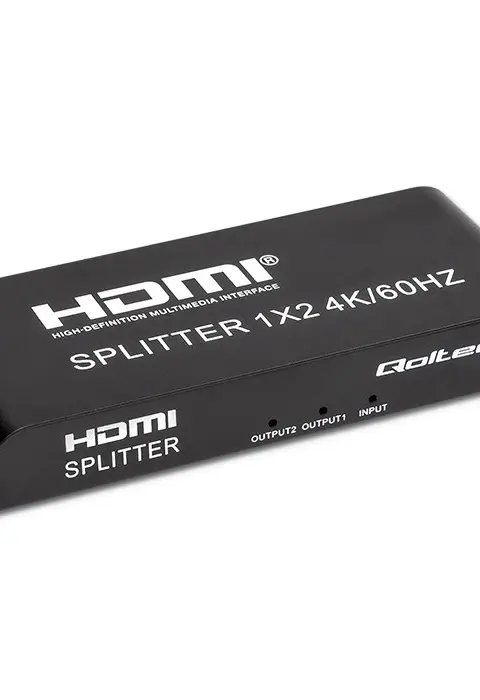 Qoltec 51797 Active HDMI Splitter 2 X HDMI 4K X 2K 6Gb/S 60Hz