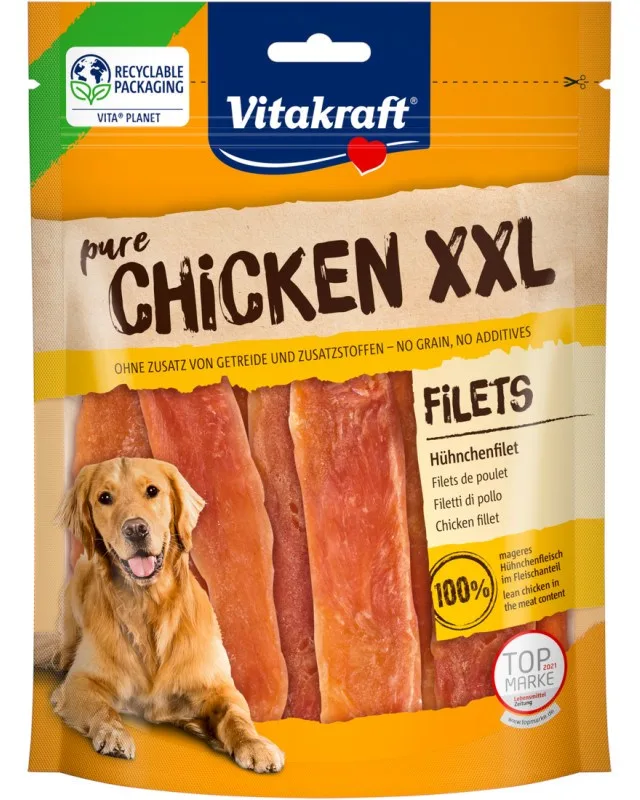VITAKRAFT Chicken Fillets XXL - Dog Treat - 250g