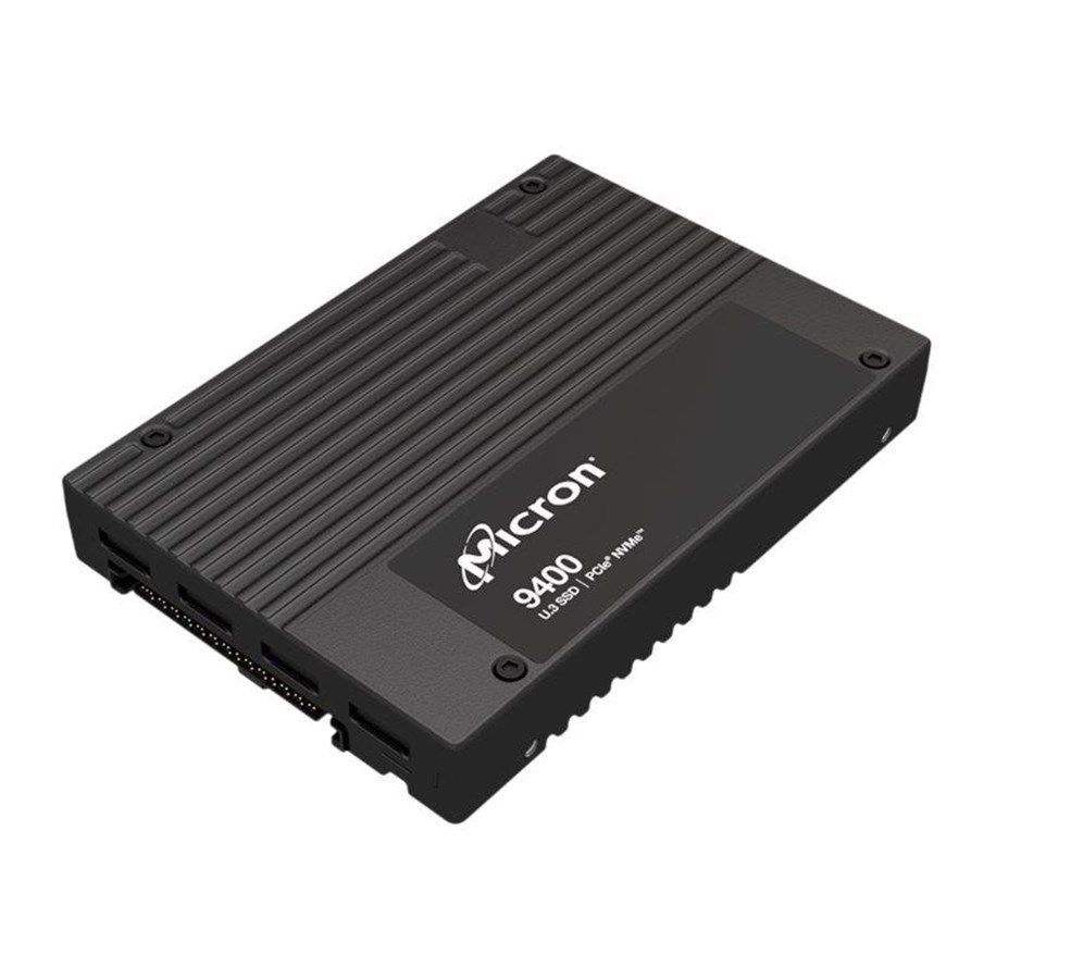 SSD Micron 9400 MAX 6.4TB NVMe PCIe 4.0 U.3 (15mm) MTFDKCC6T4TGJ-1BC1ZABYYR (DPWD 3)