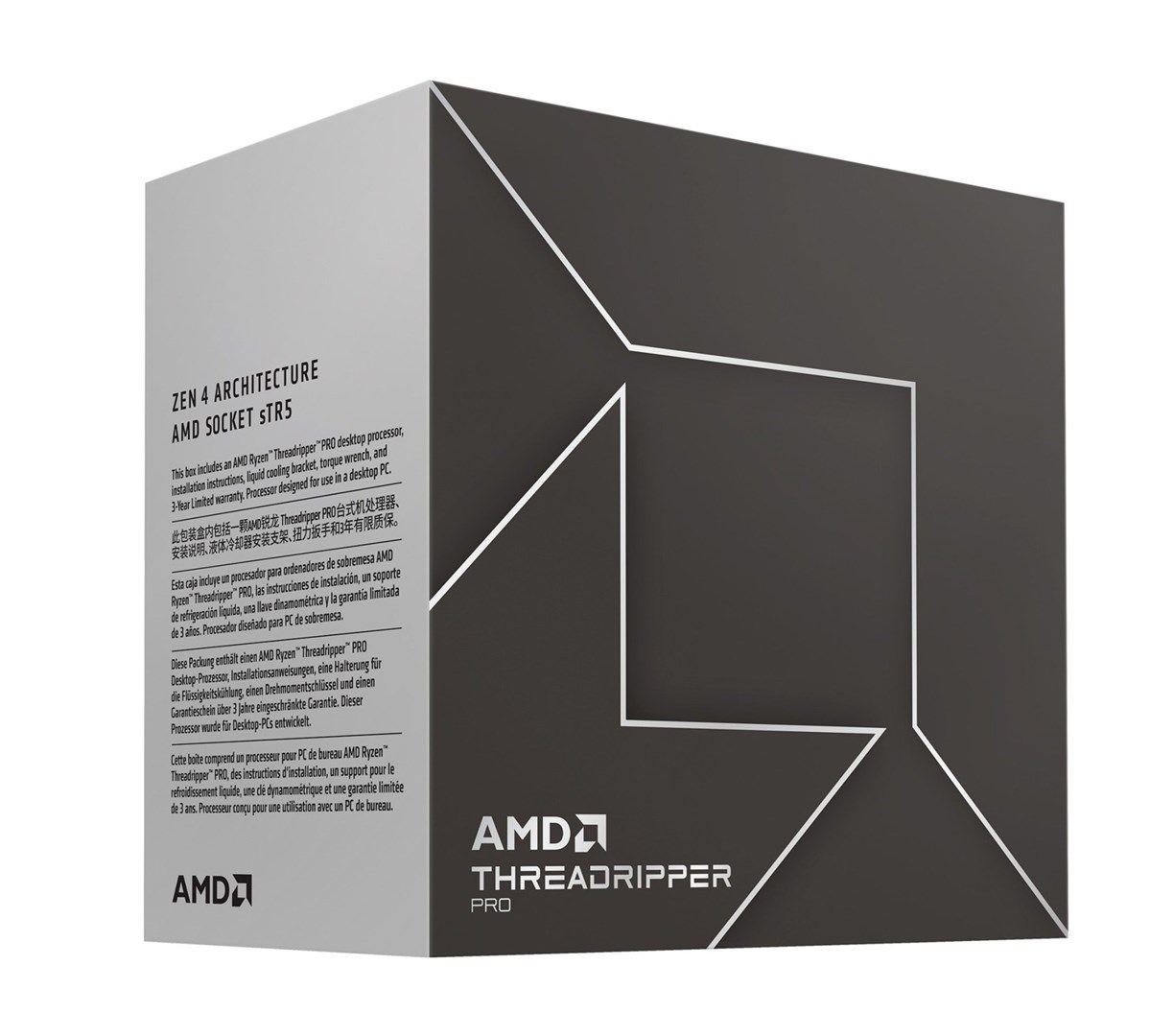 AMD Ryzen Threadripper PRO 7955WX processor 4.5 GHz 64 MB L3 Tray