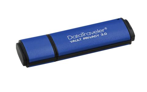 Kingston Technology DataTraveler Vault Privacy 3.0 4GB USB flash drive USB Type-A 3.2 Gen 1 (3.1 Gen 1) Blue