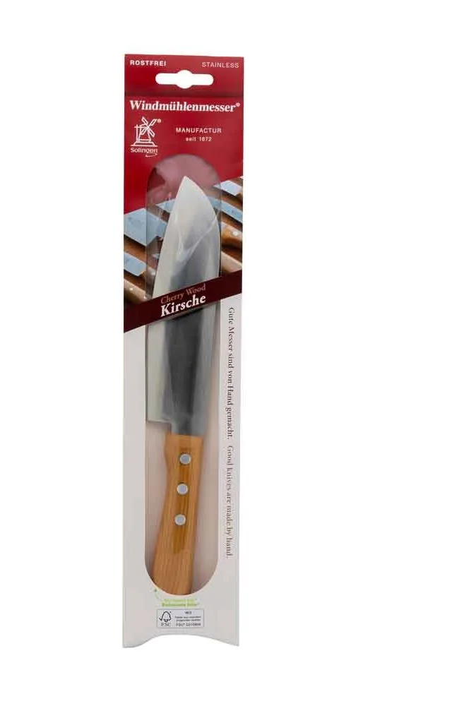 Chef'S Knife Santoku-Cherry Wood