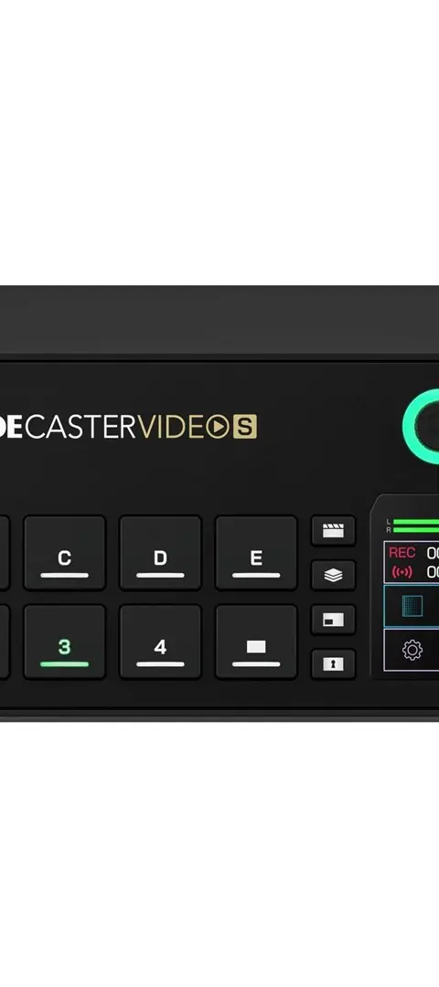 RODECaster Video S - Video And Audio Production Console Black