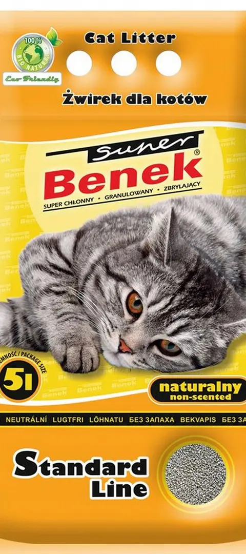 Certech Super Benek Standard Natural - Cat Litter Clumping 5 L