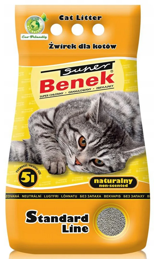 Certech Super Benek Standard Natural - Cat Litter Clumping 5 L