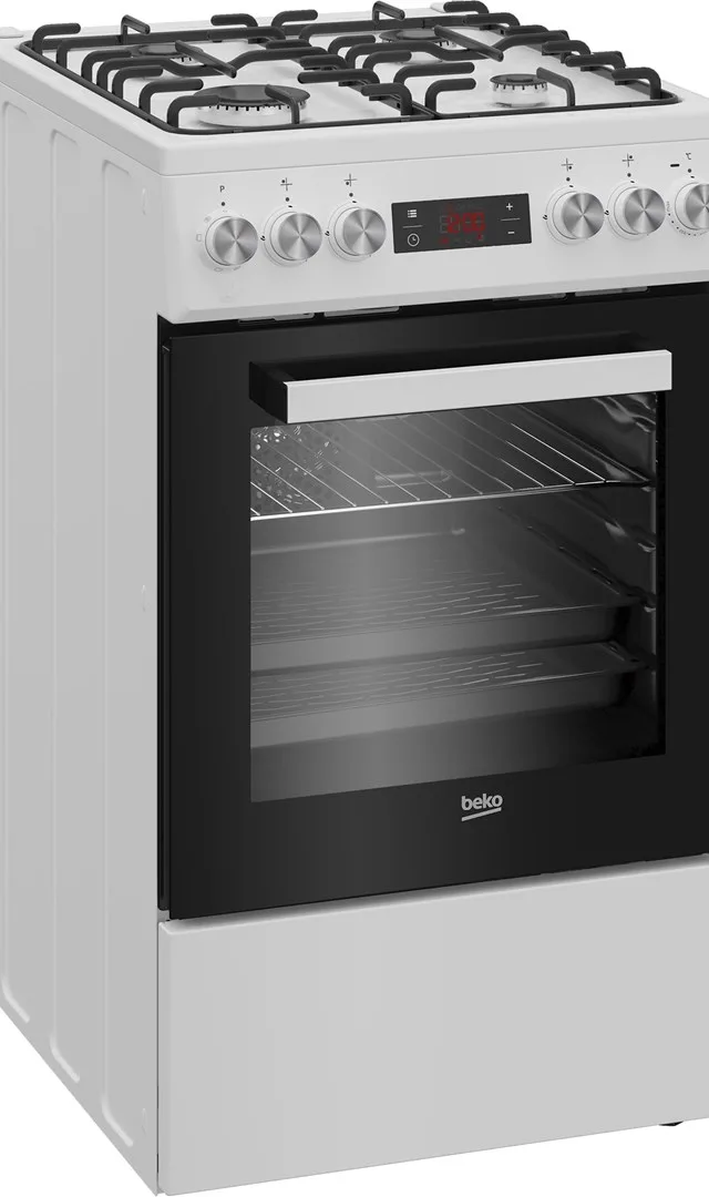 Beko FSE52323DWD Cooker Freestanding Cooker Electric Gas White