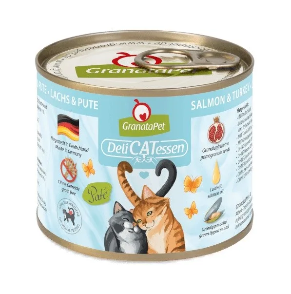 GRANATAPET DeliCATessen Salmon And Turkey - Wet Cat Food - 200g