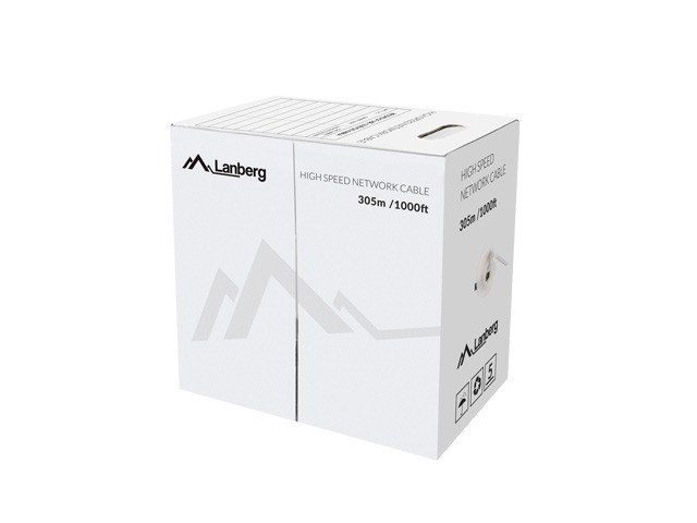 Lanberg LCU5-12CU-0305-R networking cable Red 305 m Cat5e U/UTP (UTP)