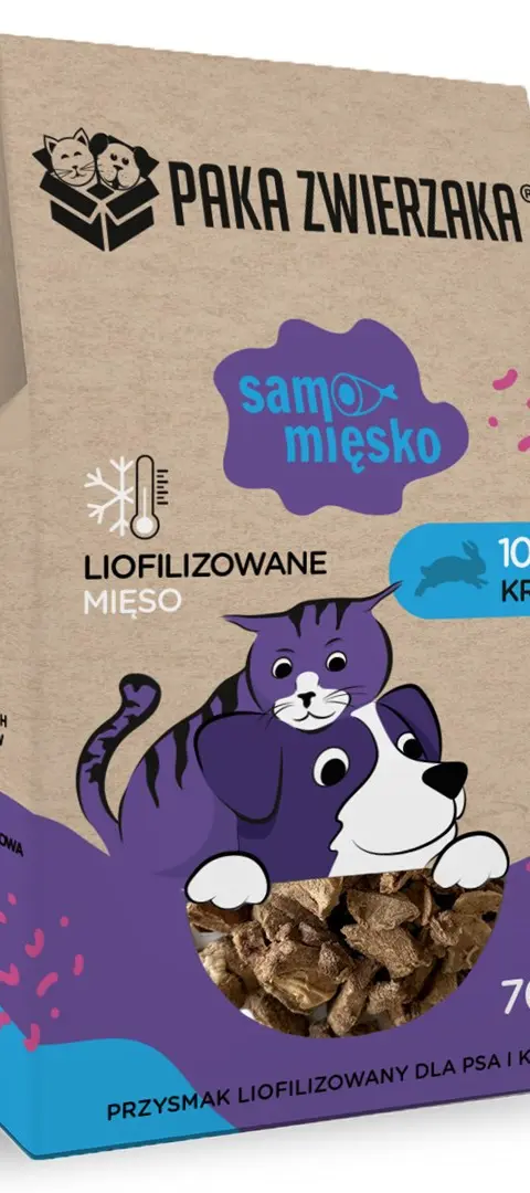 PAKA ZWIERZAKA Samo MięSko Rabbit - Dog Treat - 70g