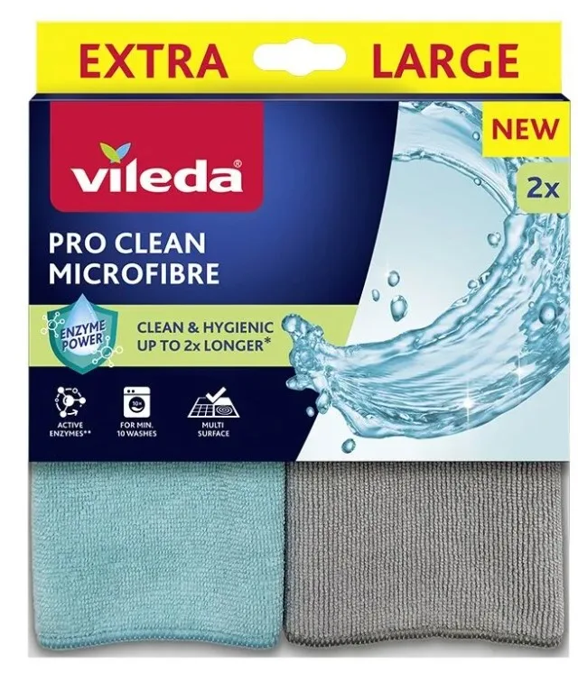Universal cloth with enzymes Vileda Pro Clean 2 pcs.