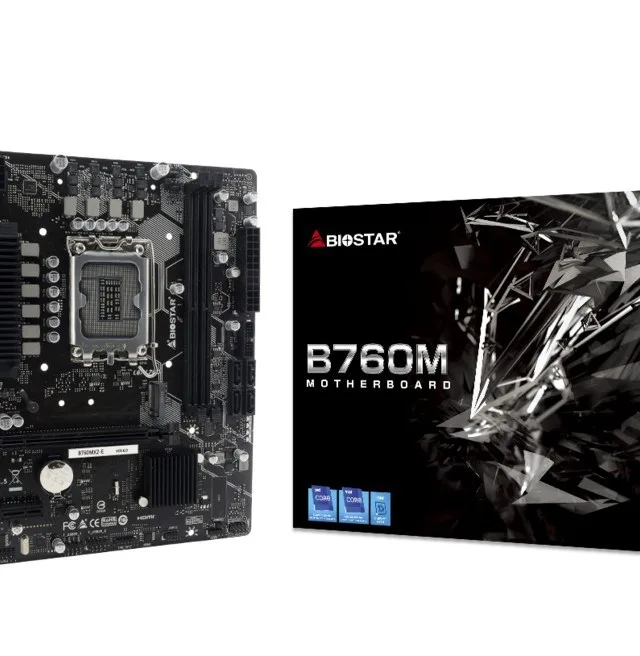 Biostar B760MX2-E motherboard Intel B760 LGA 1700 micro ATX