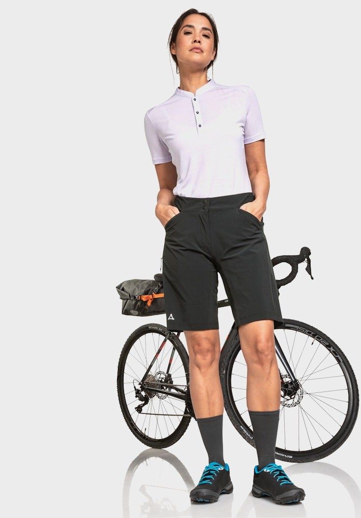Women'S Cycling Shorts Schoffel Danube Blk S