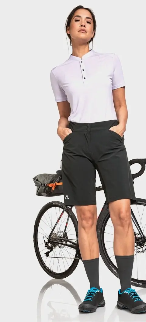 Women'S Cycling Shorts Schoffel Danube Blk S