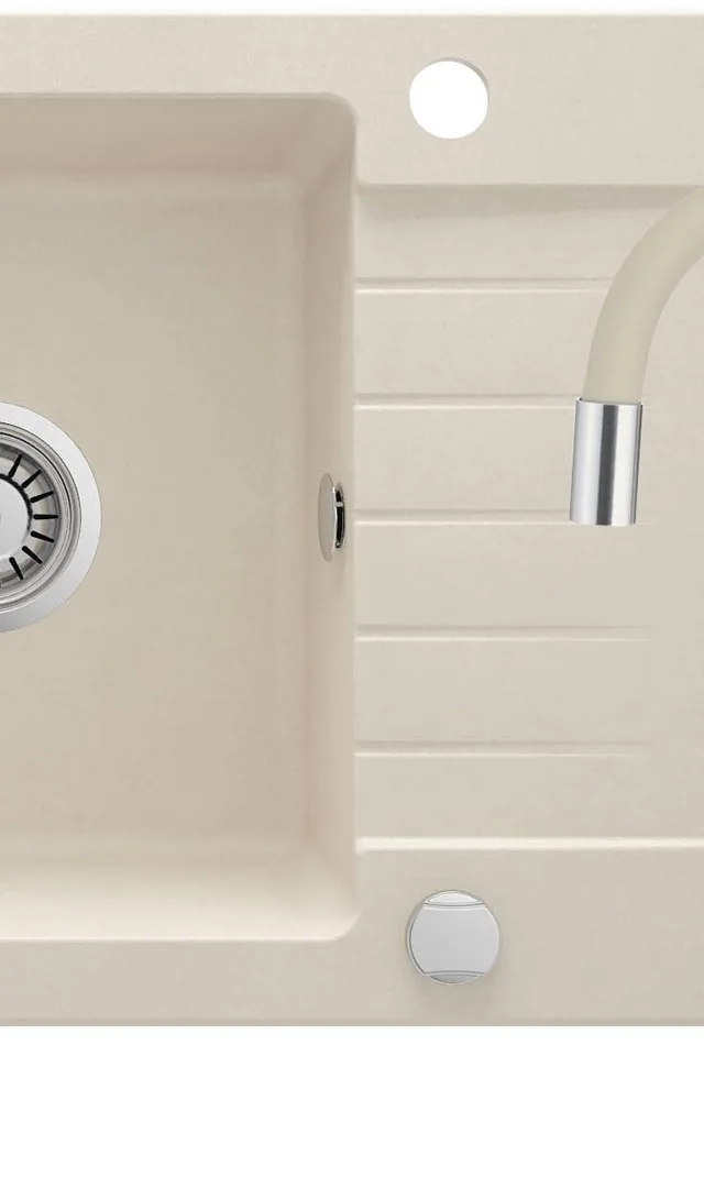 Granit Sink With Tap 1-Bowl With Drainer